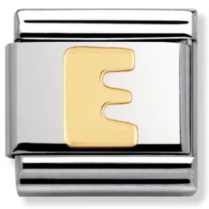 Nomination CLASSIC Gold Letters E Charm 030101/05