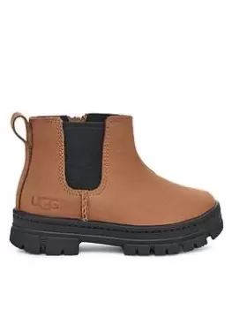 UGG Ashton Chelsea Boot, Brown, Size 6 Younger