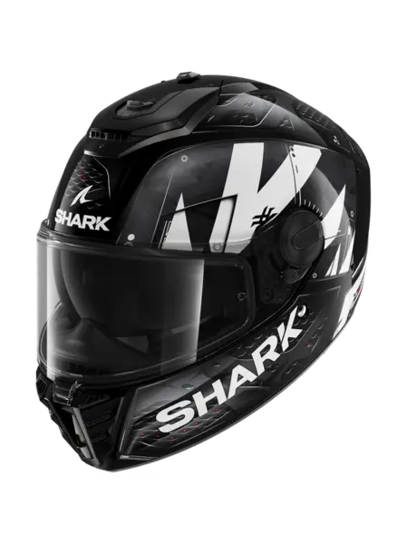 Shark Spartan RS Stingrey Black White Anthracite KWA Full Face Helmet 2XL
