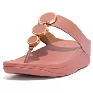 Fit Flop Womens Halo Leather Toe Post Sandals UK Size 8 (EU 42)