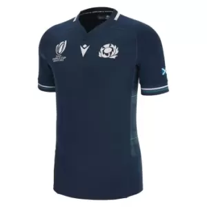 Macron Scotland Rugby Limited Edition Home Shirt 2023 2024 Adults - Blue