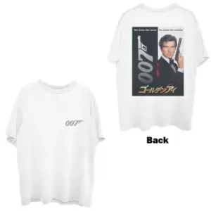 James Bond 007 - Goldeneye Japanese Poster Unisex XX-Large T-Shirt - White