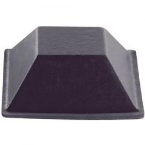 Foot self adhesive square Black W x H 20.6mm x 7.6mm PB Fas