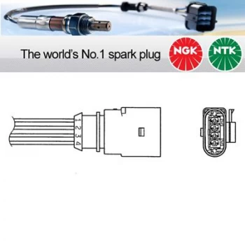 1x NGK NTK Oxygen O2 Lambda Sensor OZA510-AU8 OZA510AU8 (1337)