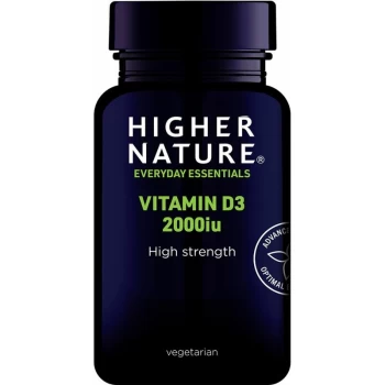 Vitamin D3 2000iu Capsules - 120s - 701402 - Higher Nature