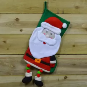 16" Plush Christmas Present Stocking Santa, Snowman, Reindeer or Penguin Design