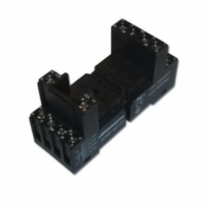 Greenbrook Square 14 pin DIN Rail base for Plug in 4 Pole Relay