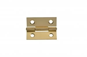 Wickes Butt Hinge - Brass 38mm Pack of 2