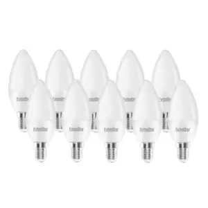 6W LED Candle Bulb E14, Warm White 3000K (pack of 10)