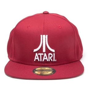 Atari - Classic Logo Snapback Baseball Cap (Red/Grey)