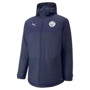 2021-2022 Man City Winter Jacket (Peacot)