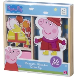 Peppa Pig Magnetic Wooden Dress Up Set