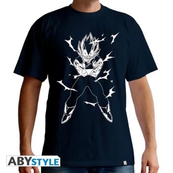 Dragon Ball - Dbz/Vegeta Mens X-Large T-Shirt - Navy
