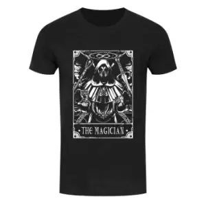 Deadly Tarot Mens The Magician T Shirt (XXL) (Heather Black)