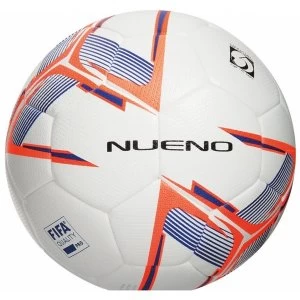 Precision Nueno Match Football White/Deep Blue/Fluo Orange Size 4