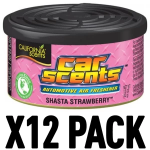 Shasta Strawberry (Pack Of 12) California Car Scents