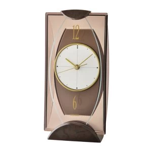 Seiko QXG103B Mantel Clock - Brown