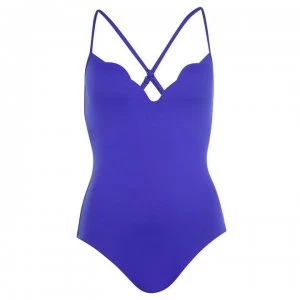 Seafolly Seafolly Petal Maillot Swimsuit - Reflex Blue