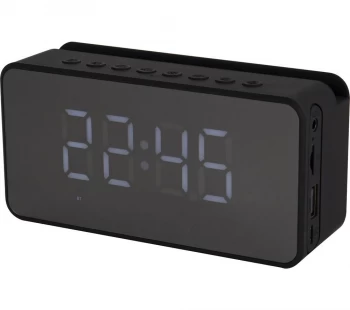 AKAI A58117 FM Bluetooth Clock Radio Black