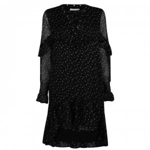 Sofie Schnoor Long Sleeve Midi Dress - 1000 - Black