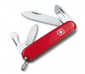 Recruit pocket knife (red, 84 mm)
