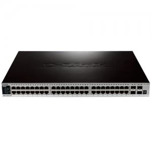 D-Link DGS-3420-52P network switch Managed L2 Black Power over Ethernet (PoE)