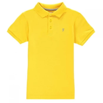 Farah Bugs Polo Shirt - Spectra Yellow