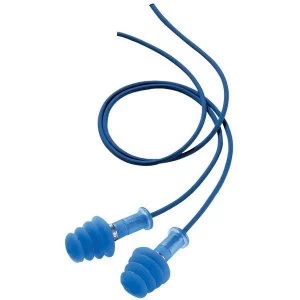 Howard Leight Fusion Detectable Regular Corded Earplugs Blue Hear Pack Box 50 Pairs