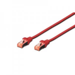 Digitus DK-1644-010-R-10 networking cable 1m Cat6 S/FTP (S-STP) Red