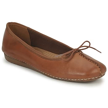 Clarks FRECKLE ICE womens Shoes (Pumps / Ballerinas) in Brown,4,5,9,3,4.5,5,6.5,7.5