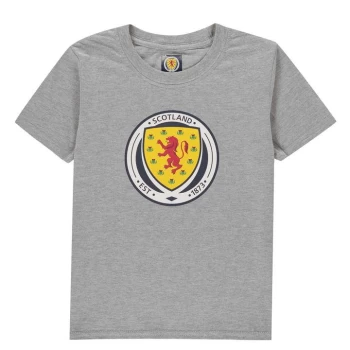 Source Lab Scotland T Shirt Juniors - Grey Marl
