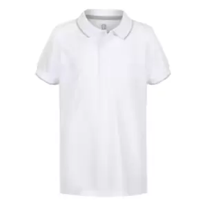 Island Green Golf Polo Shirt Junior - White