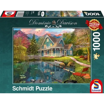 Dominic Davison: Lakeside Retirement Home Jigsaw Puzzle - 1000 Pieces