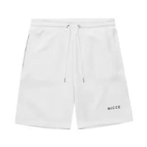 Nicce Original Logo Jogger Shorts - White