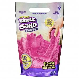 Kinetic Sand 2 lb Glitter Sand Pink