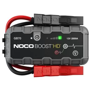 GB70 NOCO 2000A Ultra Safe Lithium Jump Starter 12V Heavy Duty Petrol & Diesel