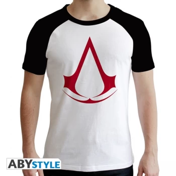 Assassins Creed - Crest Mens Medium T-Shirt - Black