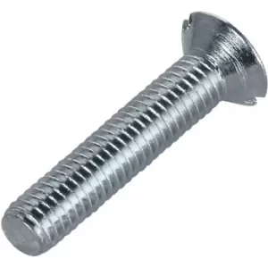 Toolcraft 194818 Slotted Countersunk Screws DIN 963 4.8 Steel M2x8...