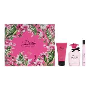 Dolce & Gabbana Dolce Lily Gift Set 75ml Eau de Toilette + 10ml Eau de Toilette + 50ml Body Lotion