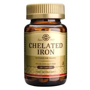 Solgar Chelated Iron Tablets 100 tablets