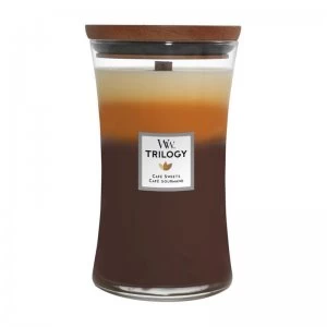 WoodWick Trilogy Cafe Sweets Large Jar Candle 609.5g