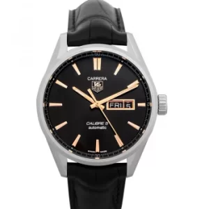 Carrera Calibre 5 Day-Date Automatic Black Dial Ladies Watch