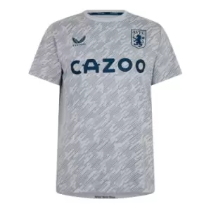 Castore Aston Villa FC Travel T-Shirt Mens - Blue