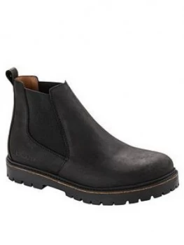 Birkenstock Stalon Leather Ankle Boot - Black, Size 6, Women