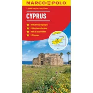 Cyprus Marco Polo Map by Marco Polo (Sheet map, folded, 2011)