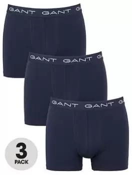 Gant 3 Pack Boxer Briefs - Navy Size M Men