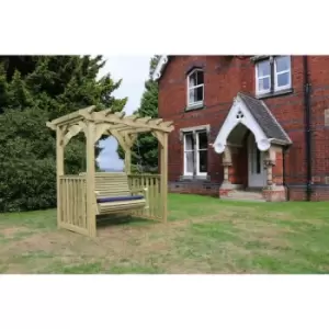Ophelia Swing - Sits 2, wooden garden swinging chair hammock