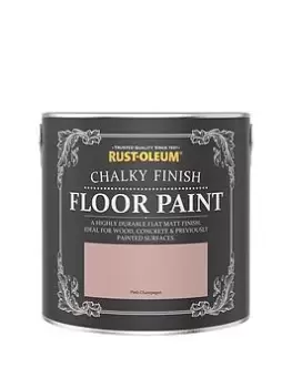 Rust-Oleum Chalky Floor Paint Pink Champagne 2.5L