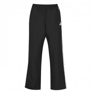 Lonsdale 2 Stripe Open Hem Woven Pants Mens - Black/Charcoal
