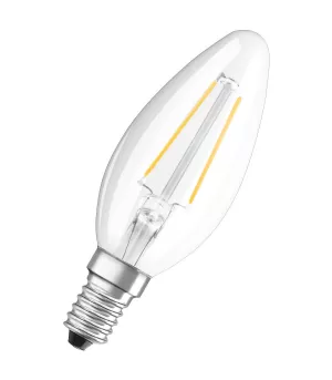 Osram 25W E14 SES LED Filament Globe Light Bulb - Warm White
